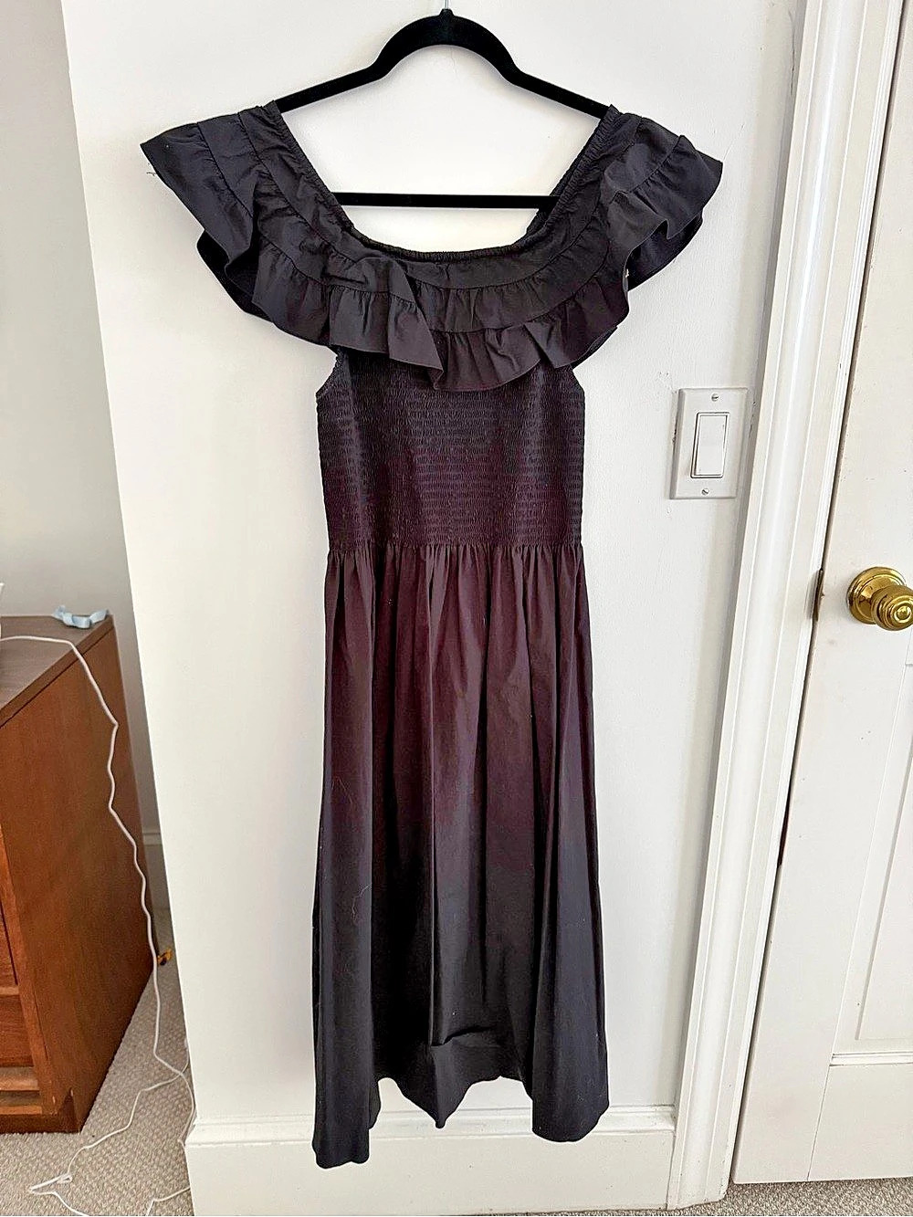 Hill House Home The Marguerite Dress in Black Small
